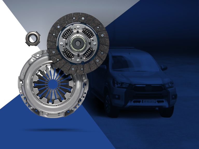 Clutch kit components for a LCV