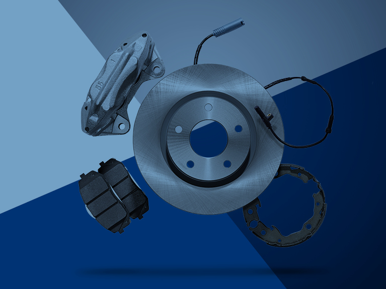 Фотография различных тормозных деталей Blue Print